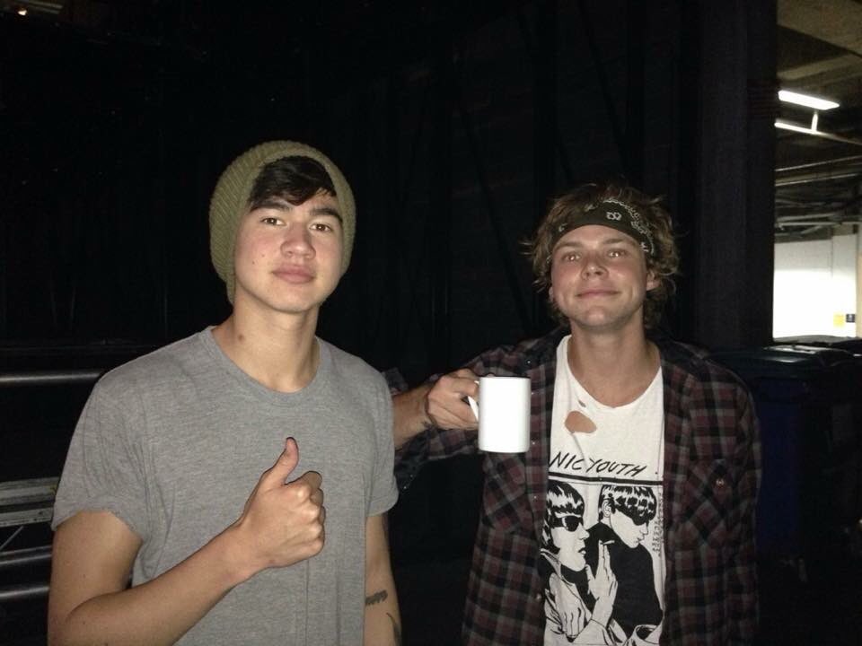 5SOS's tweet image. 2014 @Calum5SOS @ashton5sos