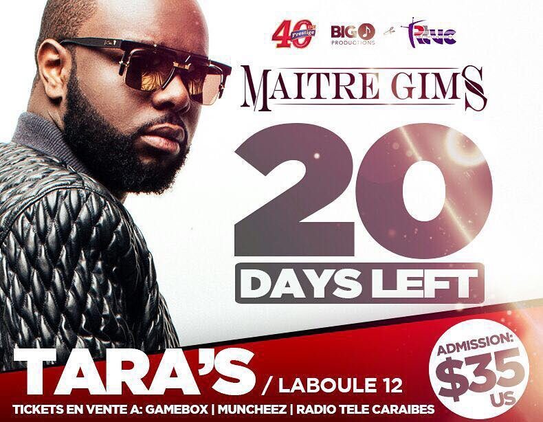 sakaptwit's tweet photo. 20 DAYS LEFT! #35USD @maitregims in Haiti on #July30th https://t.co/qZDtIUS3P7 https://t.co/fmgX1fvrbu