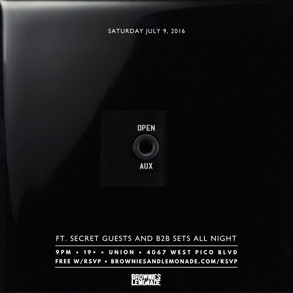 TeamBandL's tweet photo. ANNOUNCING
OPEN AUX 7/9
💨
🎛
👹
🐈
3⃣
⭐️
FREE W/ RSVP
https://t.co/MYRocjxYG5 https://t.co/8Y3VIeRpuB