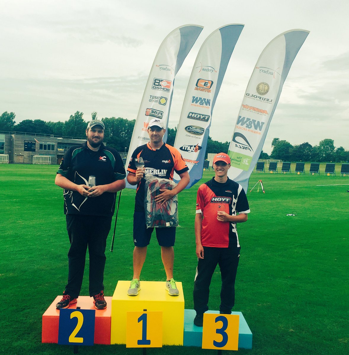 <a href="/archerygb/">Archery GB</a> men's compound podium <a href="/ravo1440/">Adam Ravenscroft 💙</a> james Mason &amp; James Howse #agbseries2016
