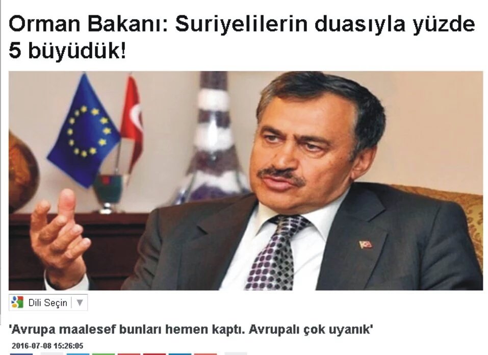 GulerEcemm's tweet photo. "Suriyelilerin duasıyla yüzde 5 büyüdük!" diyebilen bir hükümeti ne kadar ciddiye alabiliriz ki? https://t.co/Tc7q03cJQi