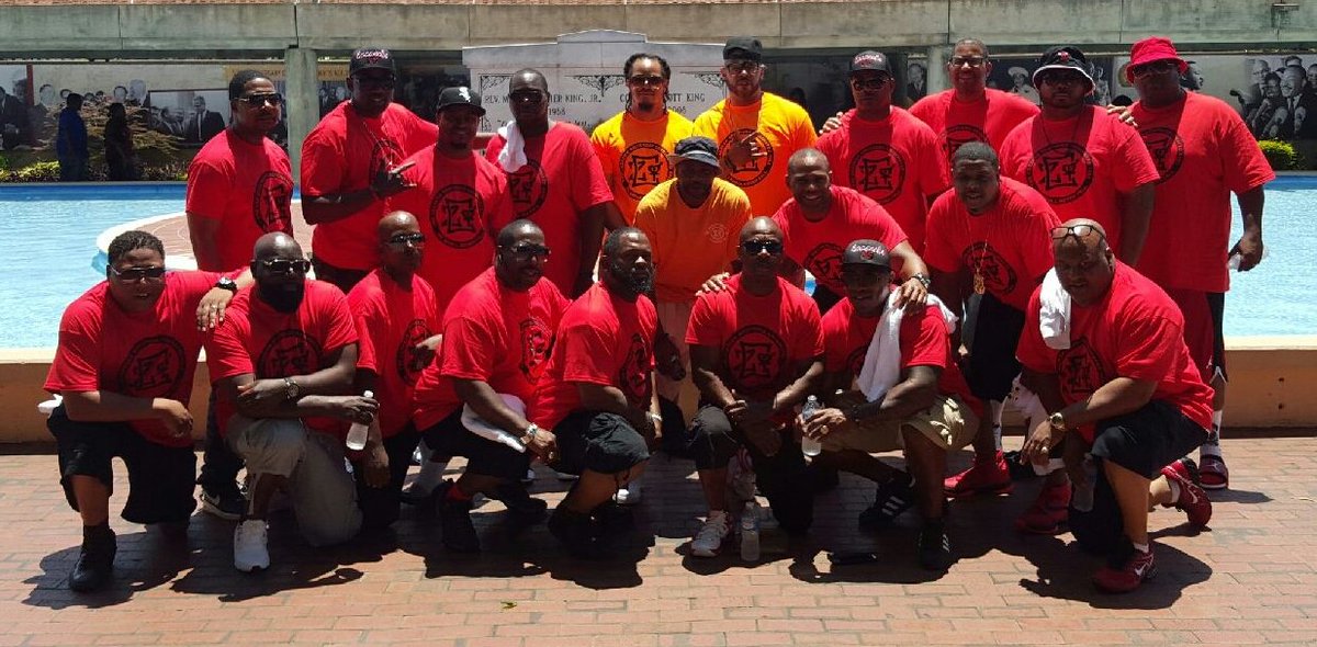 The Home Team at DR.MLK.JR MONUMENT in ATL... 2016 Mens Retreat going Great!!!