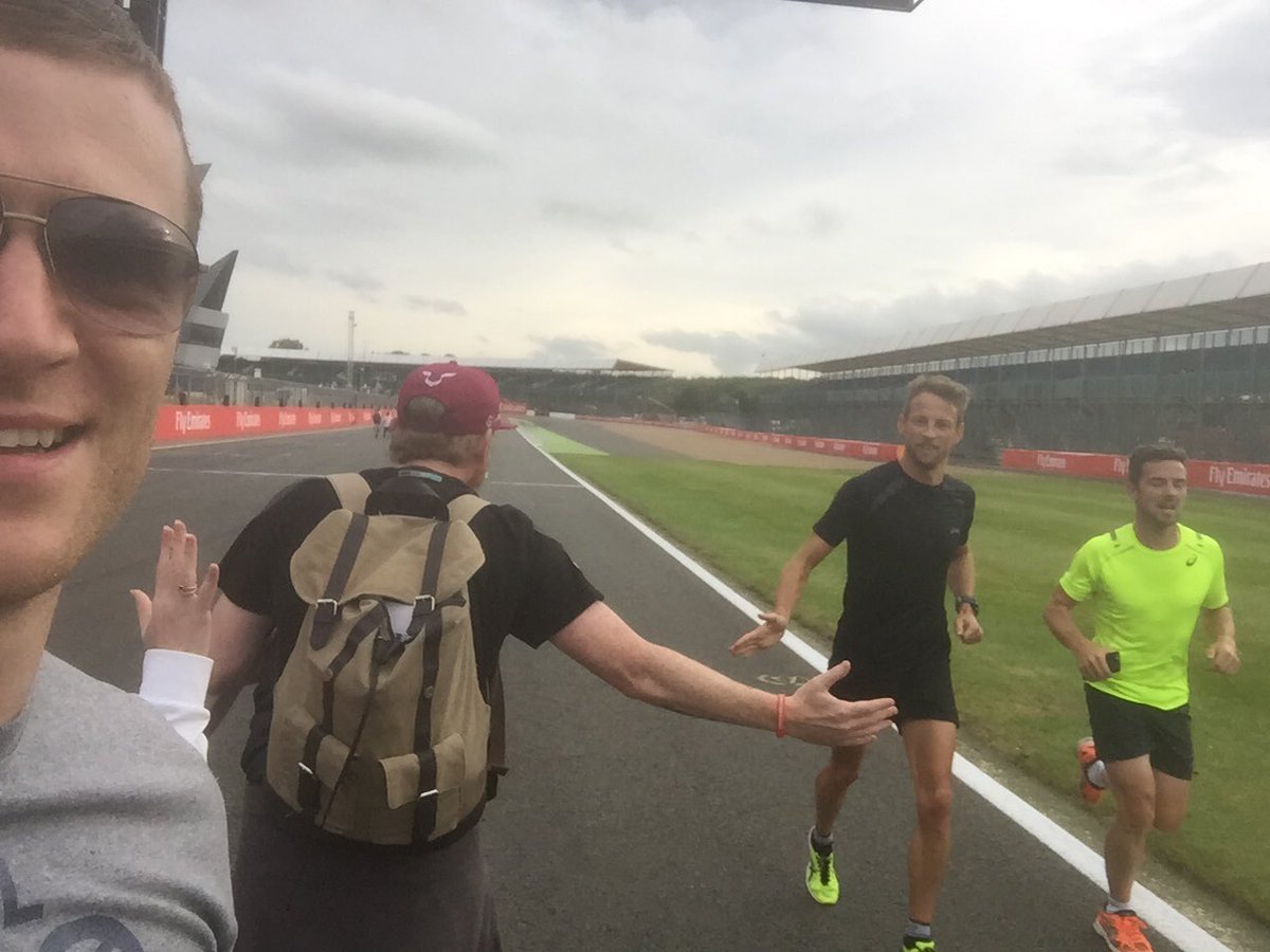 exist1980's tweet image. What a day at the #BritishGP at @SilverstoneUK, can't beat a bit of pitlane access to top off