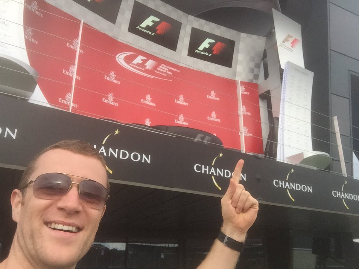 exist1980's tweet image. What a day at the #BritishGP at @SilverstoneUK, can't beat a bit of pitlane access to top off