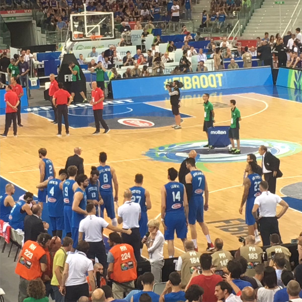 Chezal's tweet photo. #PreOlimpicoTipo #ItaliaCroazia #RoadToRio #ettoreportaciario #SkyPreOlimpico https://t.co/TMygTDjvVR