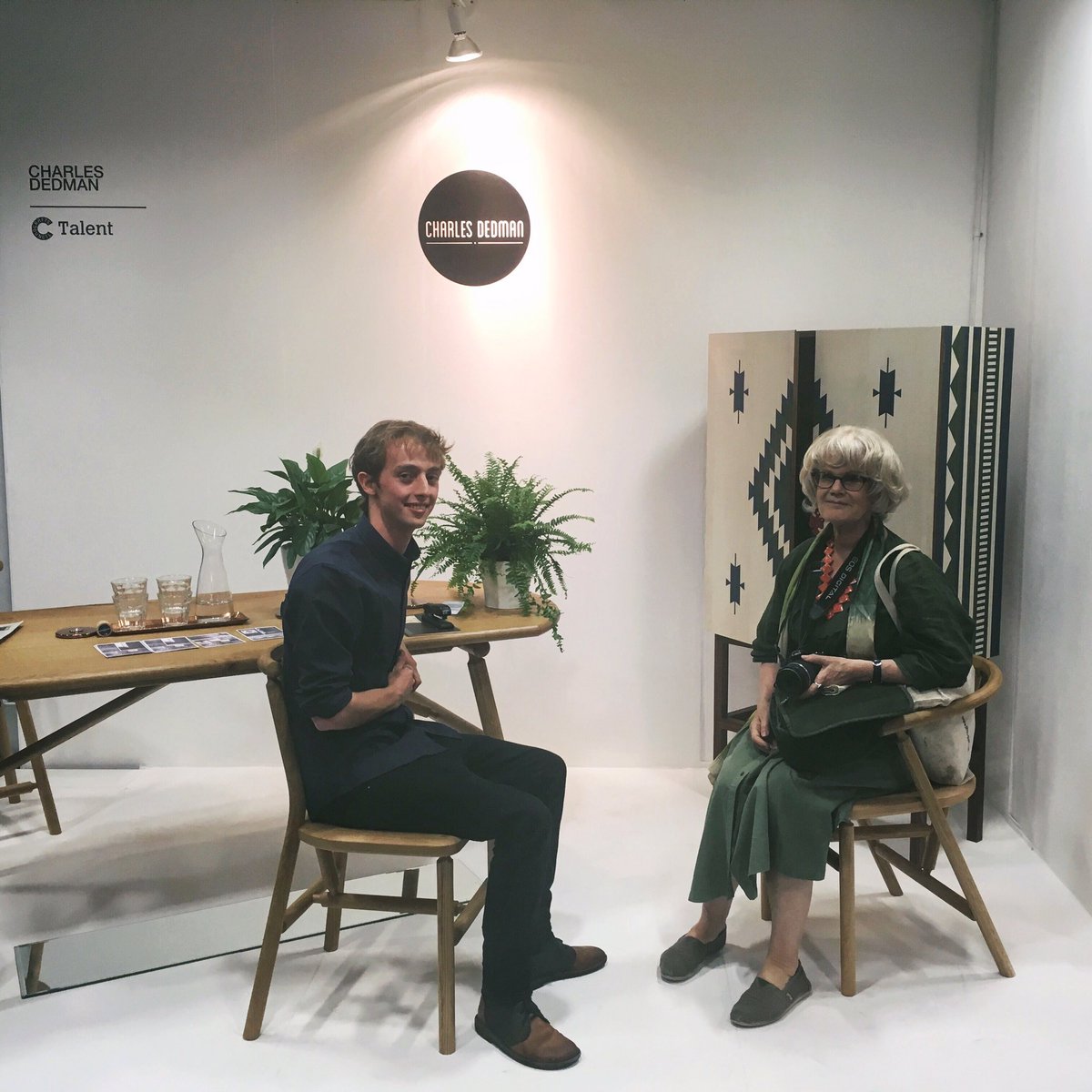 CharlesDedman's tweet image. Thank you @sunnyholt for dropping by for a chat. Lets collaborate on a @standardnews #crafttech issue @NewDesigners