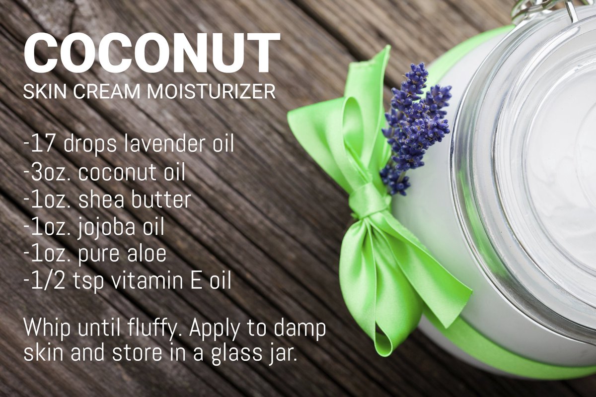 KathleenMurphy's tweet photo. Moisturize naturally with #DIY lavender and #CoconutOil moisturizer formulated for dry skin. https://t.co/KoGXFMGQKn