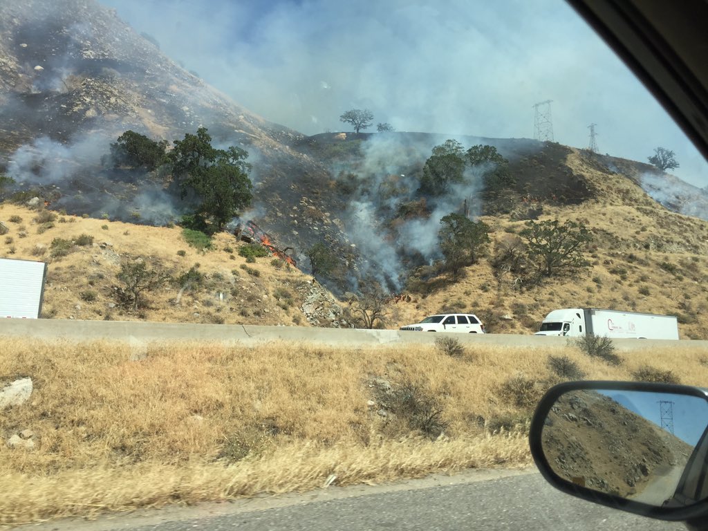 Fire in the grapevine. #besafefirefighters