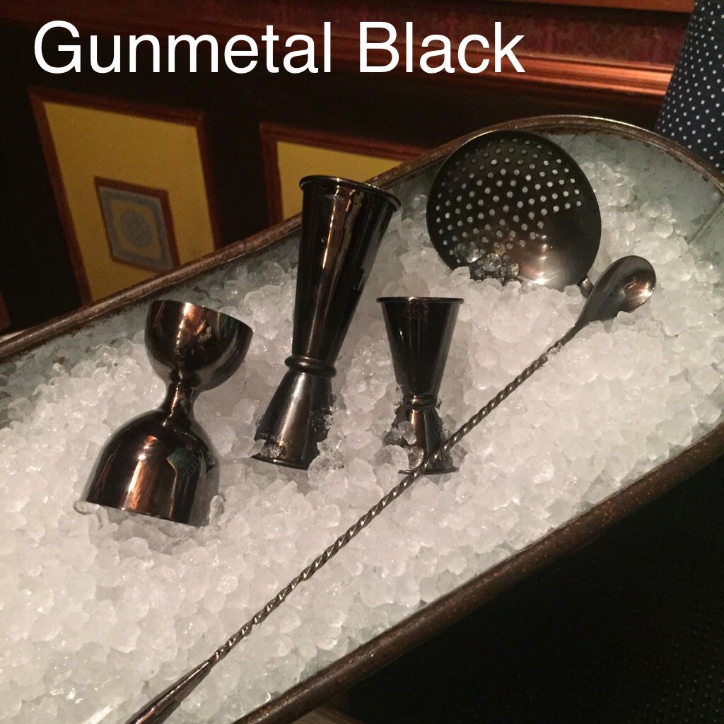 amoryamargo's tweet image. @CocktailKingdom has released Gunmetal Black tools and they look amazing!! Come ask @CreativeDrunk for them!!