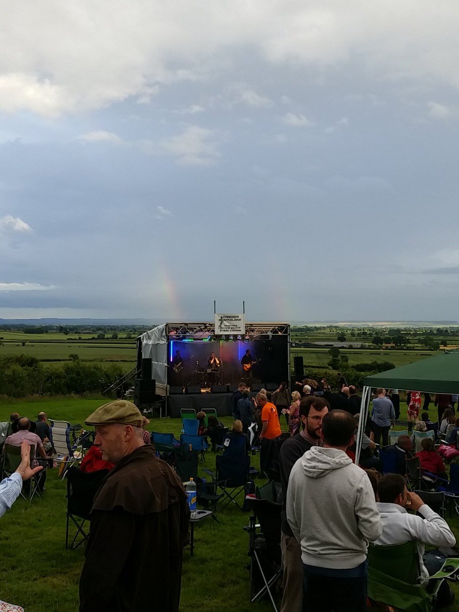 grp67's tweet image. Great day at #edstonefest @EdstoneFest  The pot of gold at the end of the rainbow is the main stage