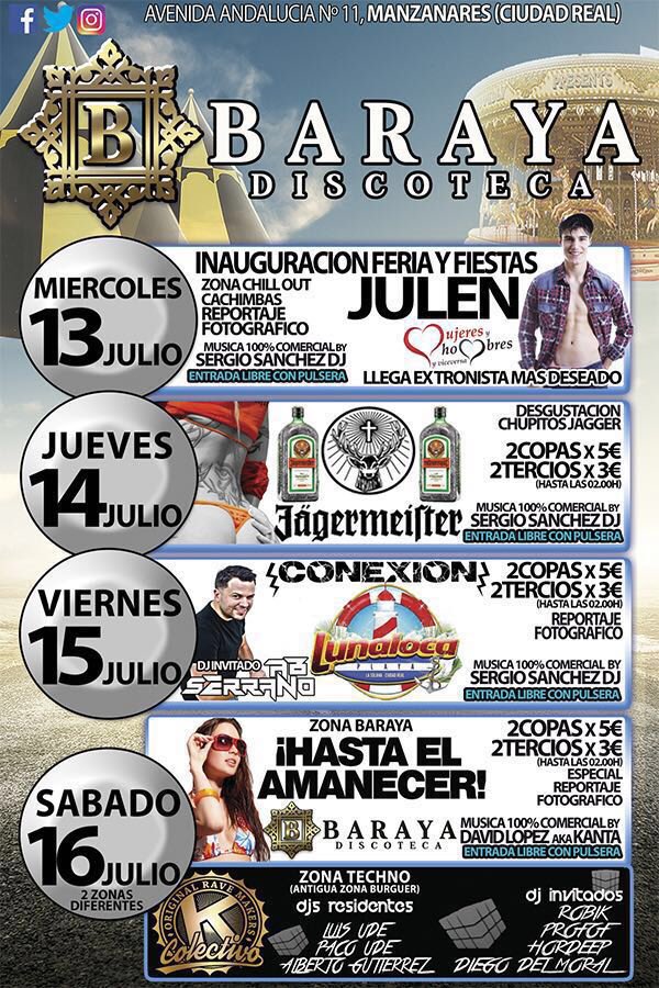 BarayaDiscoteca's tweet photo. Esta feria se llama BARAYA https://t.co/Hu87yTP1KX