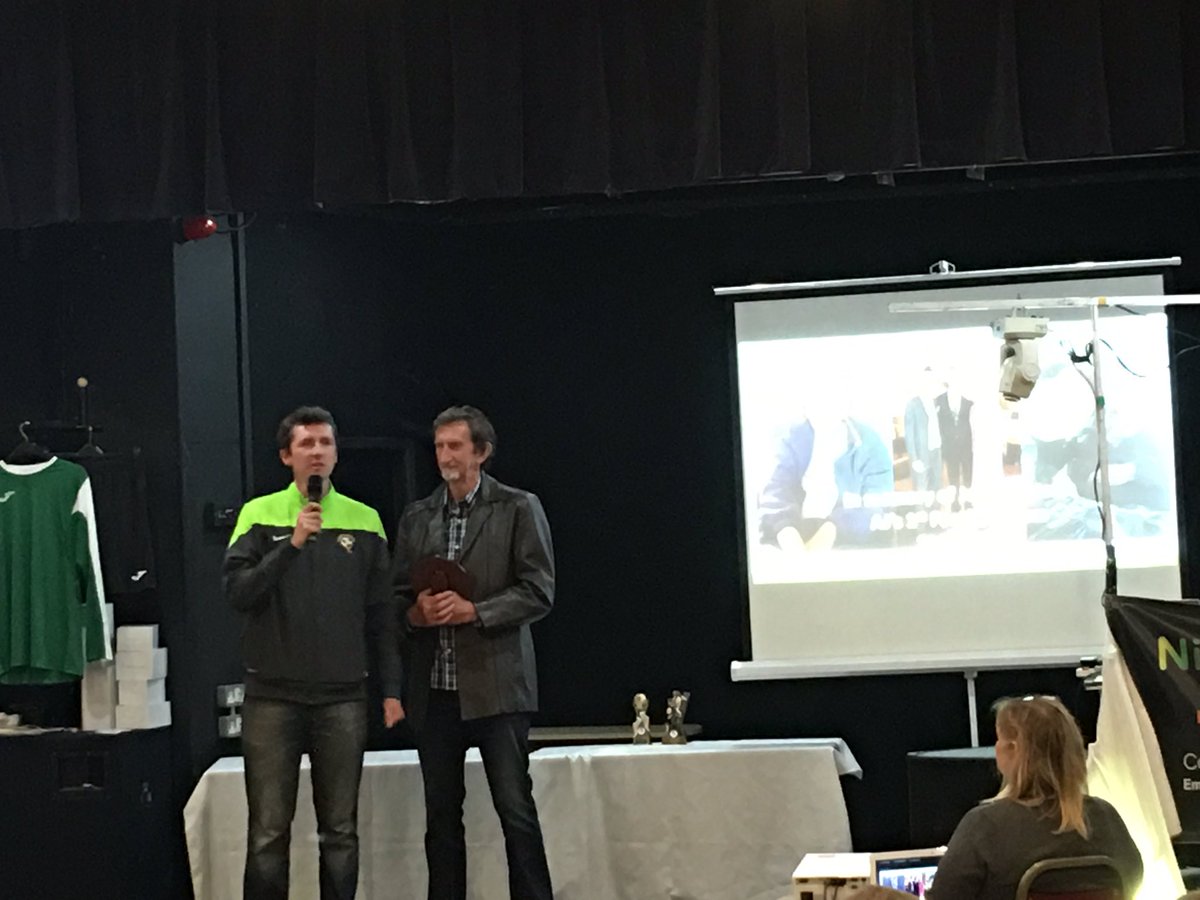 Really special to hear about Joyce Watson who sadly passed away &amp;an award in her name <a href="/ajsgreenarmy/">Academy Juniors FC</a> 1stfootball mum💚