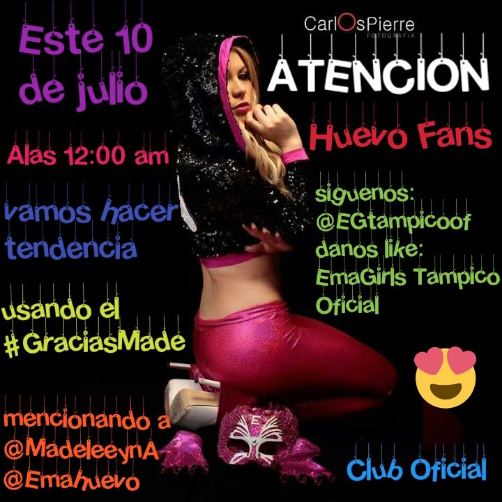 SarahiCespedess's tweet photo. ATENCION HUEVOFANS😍 Alas 12:00am vamos hacer TT #GraciasMade
@Emahuevo @madeeleynA. https://t.co/pJyOy5XPa0