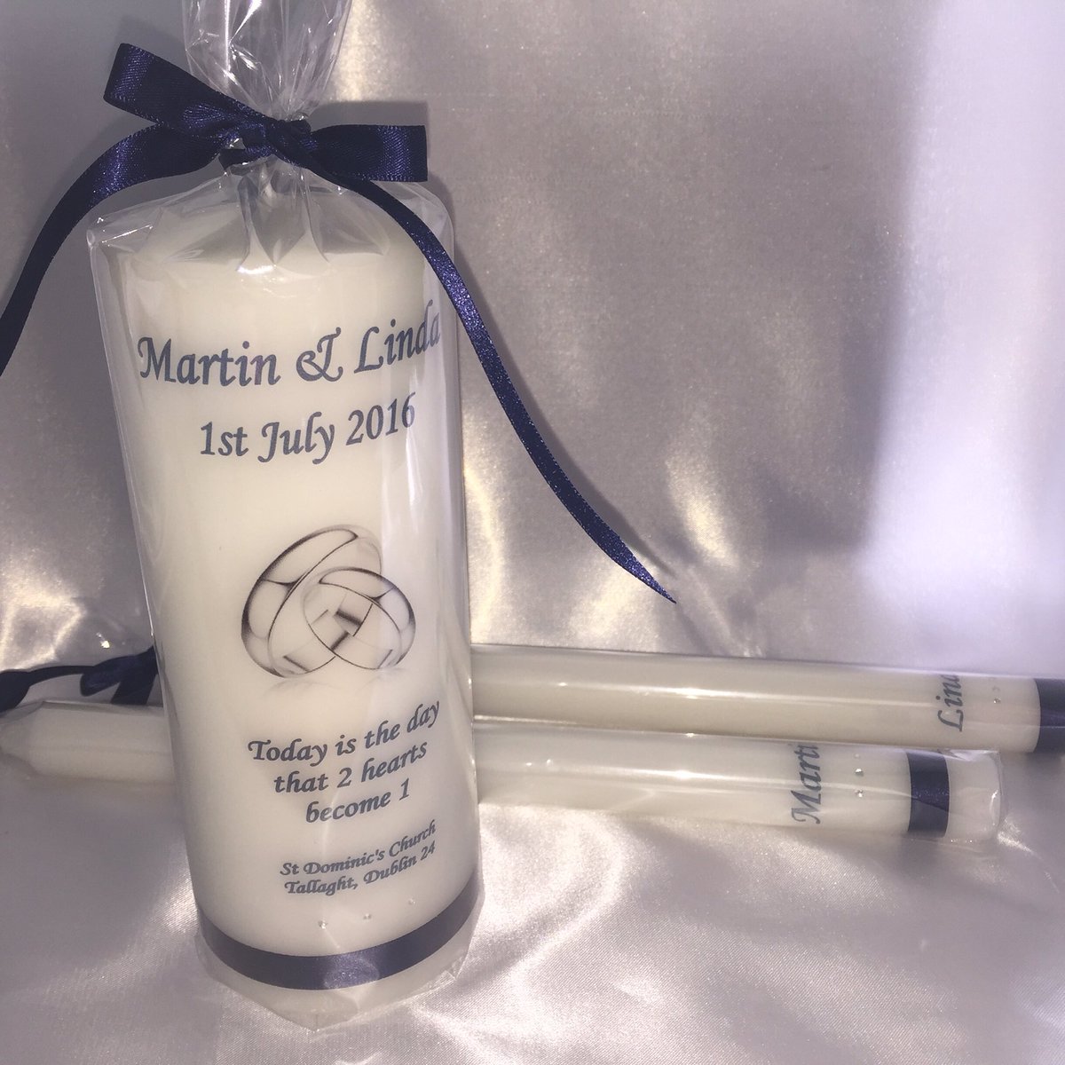 Personalised unity candles #weddingplanning #weddingplanners #wedding