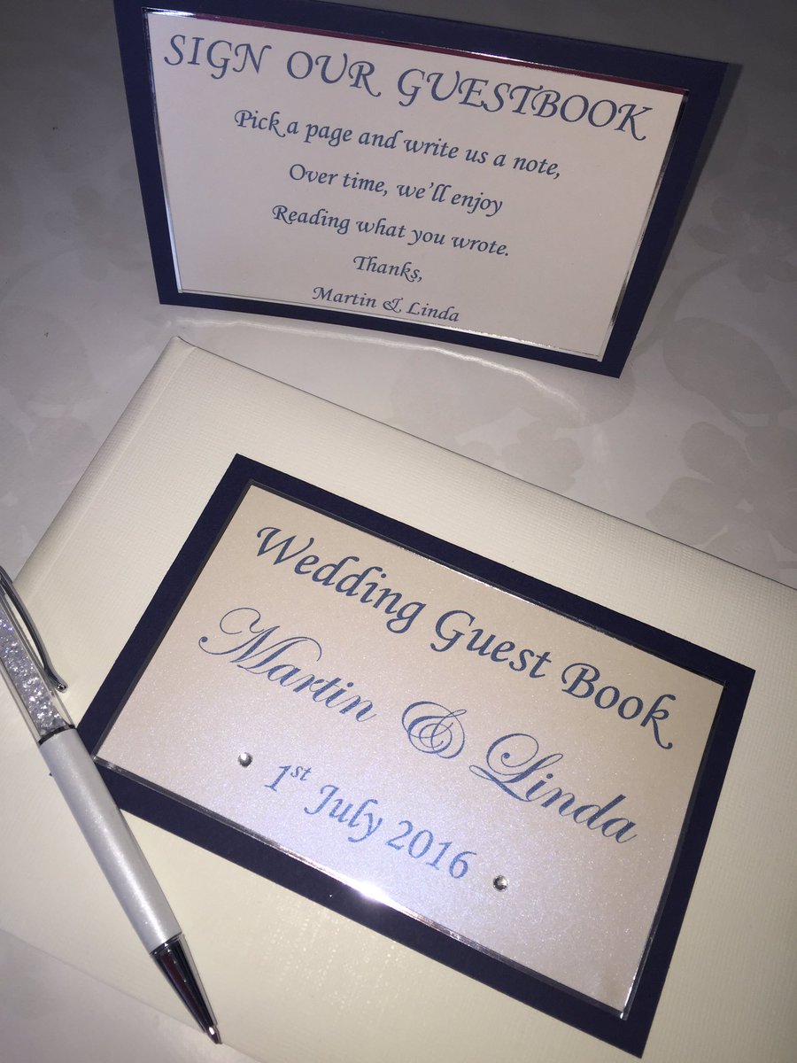 Personalised guest book #weddingplanning #weddingplanners #wedding