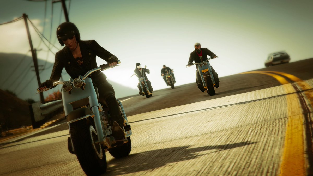 TheRealAlienTwo's tweet photo. PBMO Biker Week BBQ - Cruisin' #paletostrong #PBMO #weeklybbq #biker #GTAOnline #snapmatic #cruisin https://t.co/QfG7dUX6vV