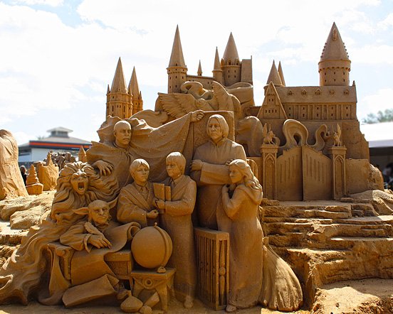 EiProfeta's tweet image. Los artistas de la arena frikis son lo mejor de la playa.