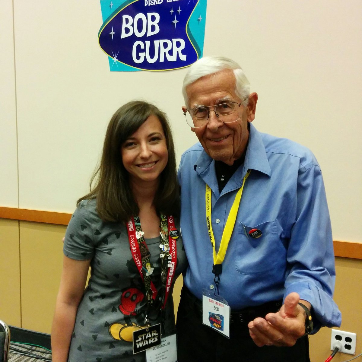 DivineDisney's tweet image. Got to meet #disney legend Bob Gurr. So funny and such an inspiration to those of us without "formal education."