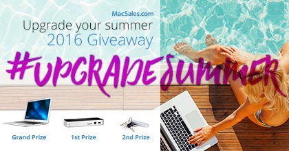 PoweredbyOWC's tweet photo. Summer photo + #UpgradeSummer, post to Insta, Twter and our FB page = 3 entries! T&C: https://t.co/Xmms3g3zl6 https://t.co/6JT4j9IJlZ
