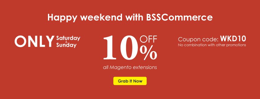 BSScommerceIT's tweet image. ONLY 1 DAY LEFT! Hurry up!!!
#OFF 10% for ALL #Magento_Extensions from #BSSCommerce
&amp;gt;&amp;gt;&amp;gt; ow.ly/ByCp3022Jap