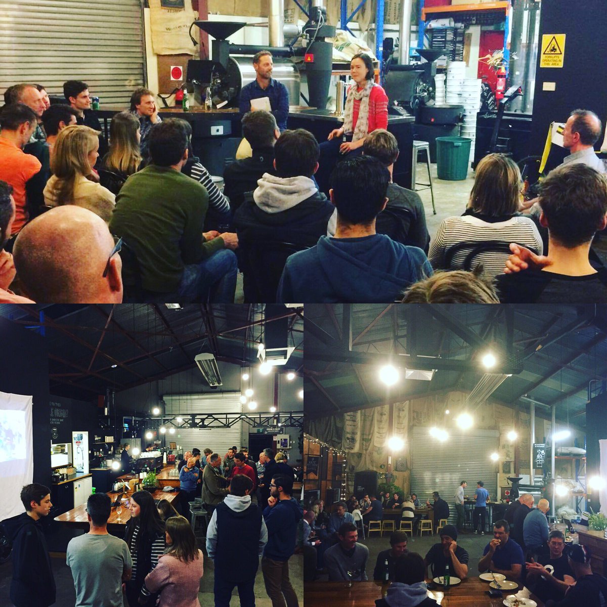MCC TDF night! Outstanding! Thanks to amazing guest <a href="/ljridehappy/">Lisa Jacobs</a> who had everyone enthralled! #timetotrycyclocross