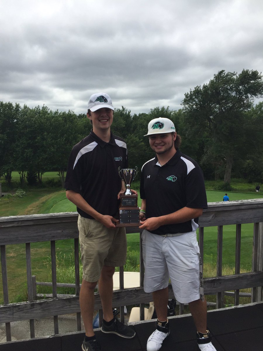TheSummerOf2017's tweet photo. Congratulations to @D_Cass11 and @pjmorin13 on winning the 2016 Summer of Golf Classic. #SummerOfGolf https://t.co/89EwHLlDp2