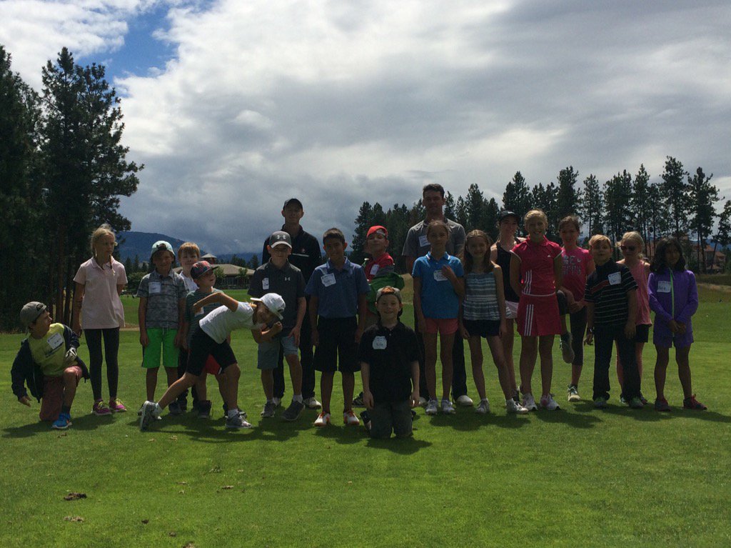 Big thanks to <a href="/PGAofBC/">PGA of BC</a> &amp; <a href="/VanCanucks/">Go To @Canucks</a> for all the support. Lots of laughs at this years summer camp. #gtg