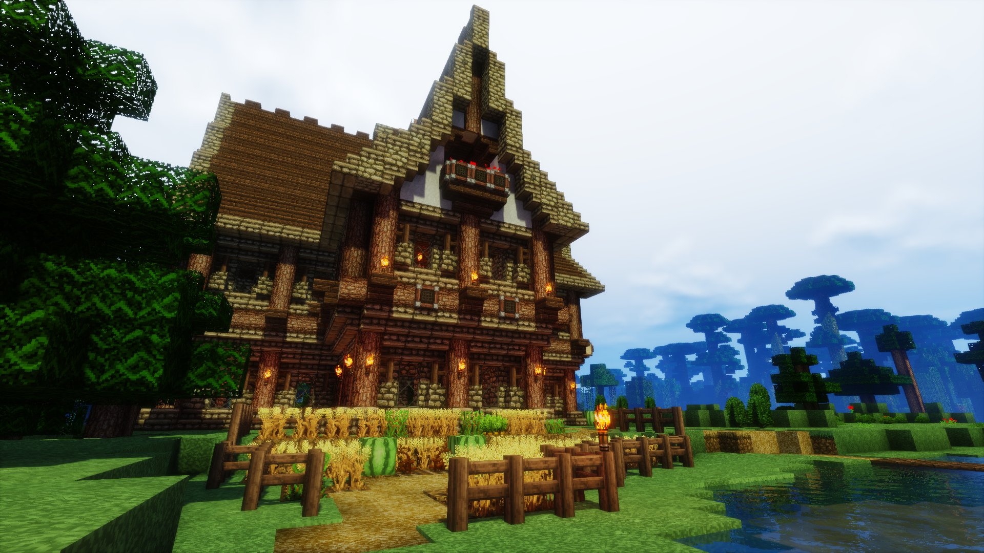  Minecraft  Creations on Twitter Awesome medieval house  in 