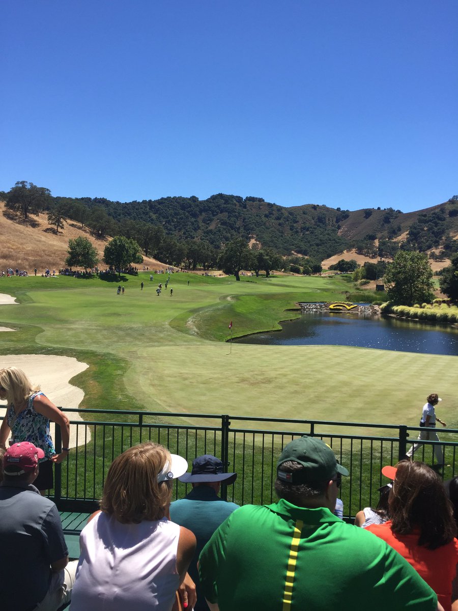 Out at 18 green today supporting the <a href="/CordeValle2016/">CordeValle 2016 USWO</a> US Women's Open! #womensusopen #USGA