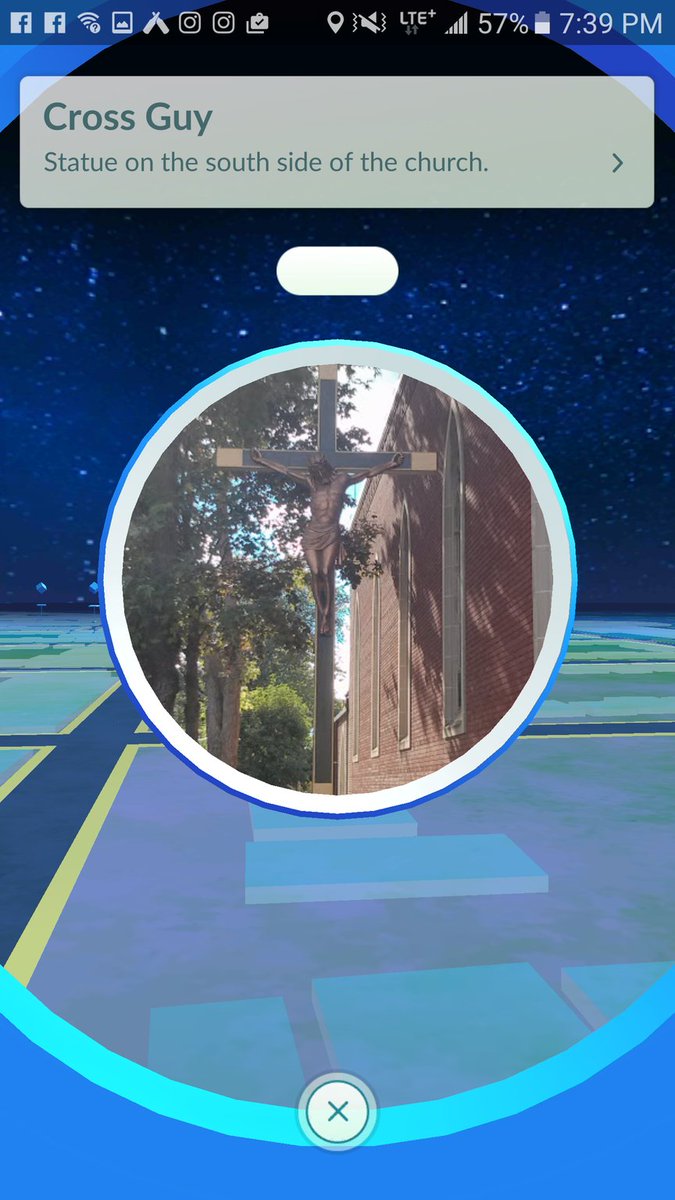 benjamindorkass's tweet photo. Thank you #reddit and #pokemongo for this beautiful sacrilegious moment. https://t.co/kUeSLV2Buz