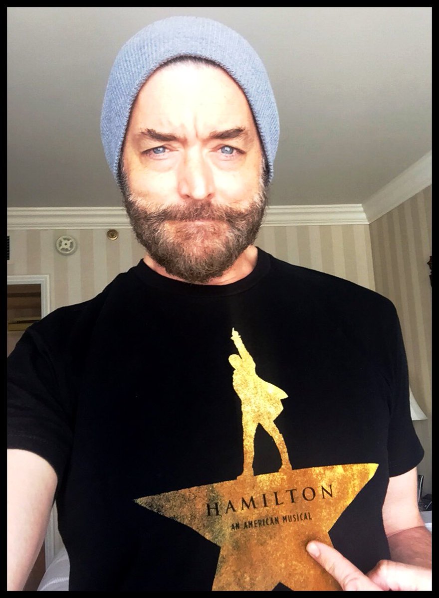 Omundson's tweet photo. God Speed, @Lin_Manuel @leslieodomjr &amp; @Phillipasoo! Thank you for all the joy you've given us. @HamiltonMusical https://t.co/MQIPQErgfm