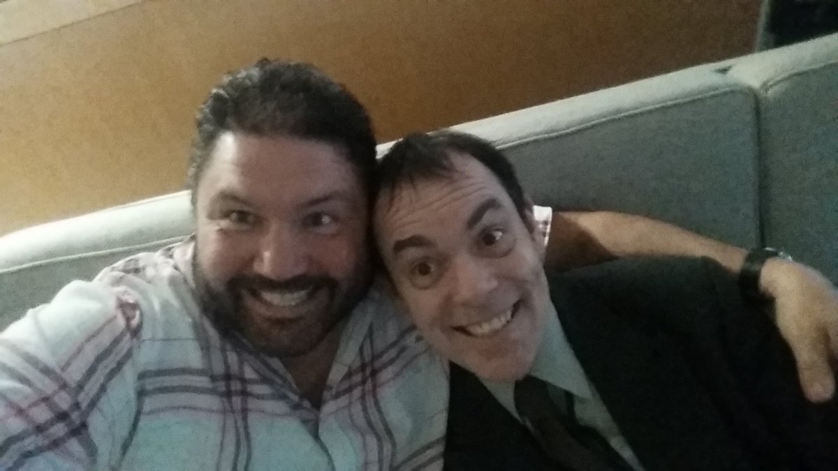 RickyGroverUK's tweet image. Me and my mate @ItsKevinEldon doing a bit on new ch4 series Dammed... Had a really good time with old mates! #Dammed