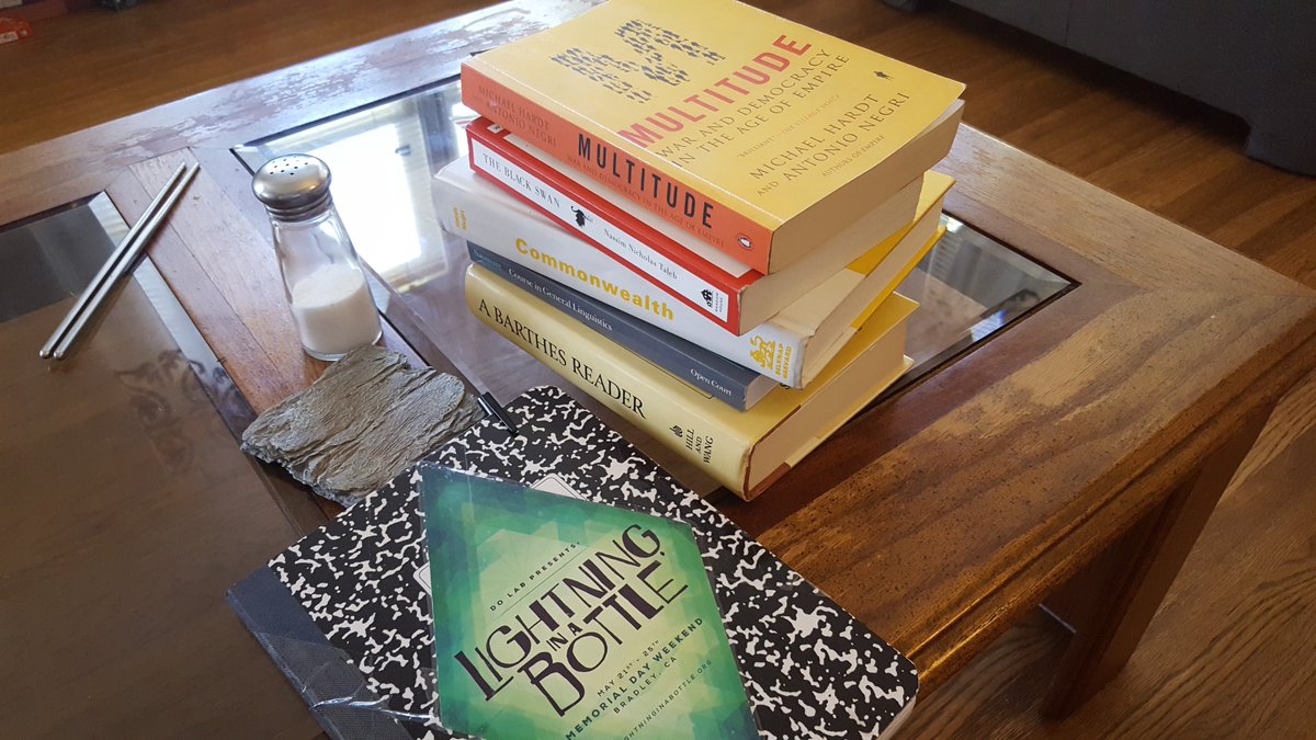 playmimesis's tweet photo. #NowReading #Negri #Saussure #Barthes #Taleb https://t.co/AHS4mT48LM