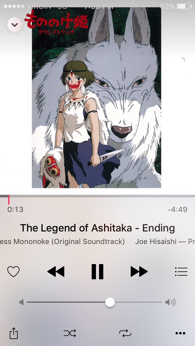 Feels like I'm on an adventure everywhere I go listening to this
#ThankYouMiyazaki