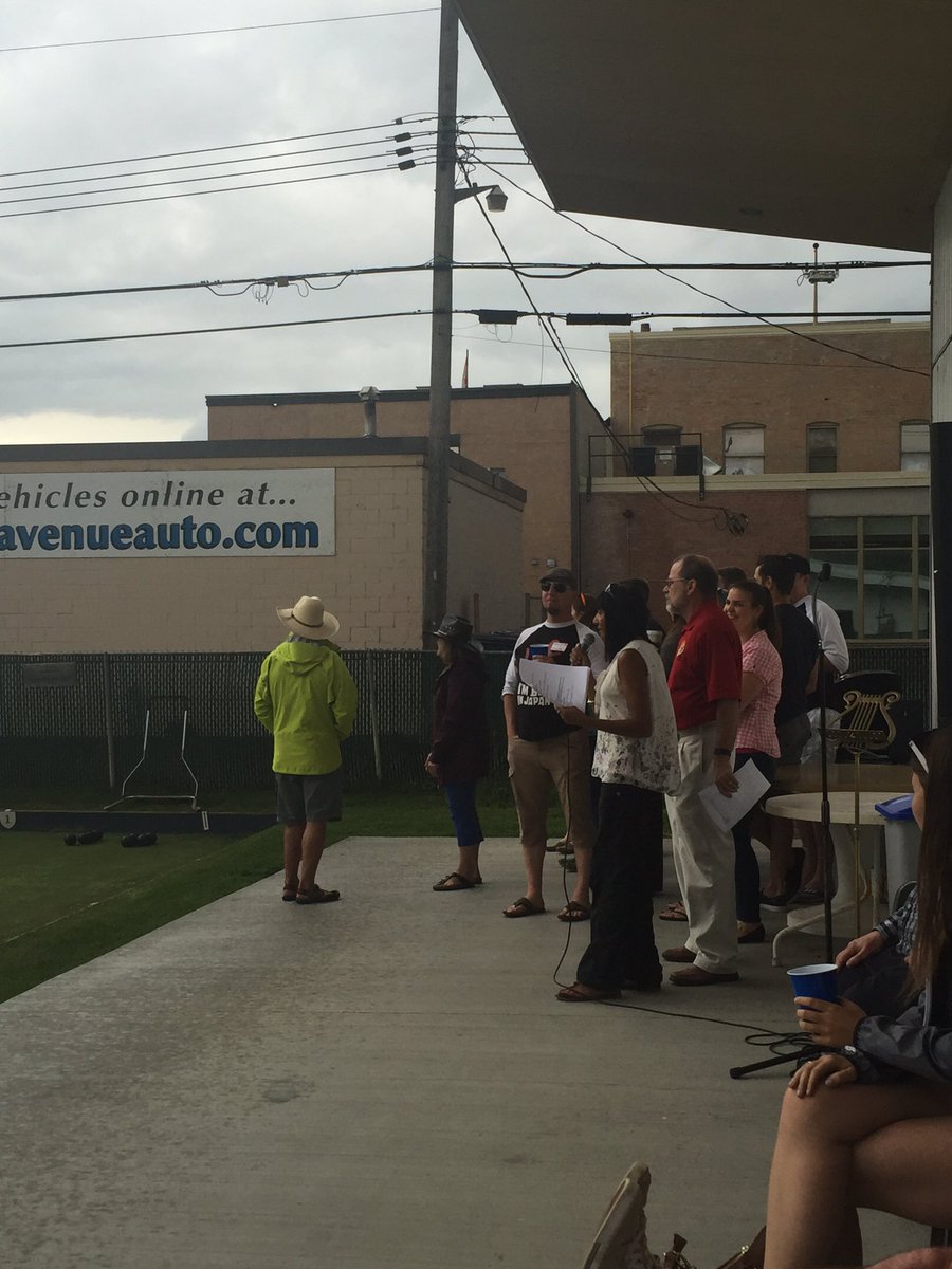 BattistellaDev's tweet image. We're spending the evening lawn bowling in support of @YYCJackLong &amp;amp; affordable housing for seniors #yycgive