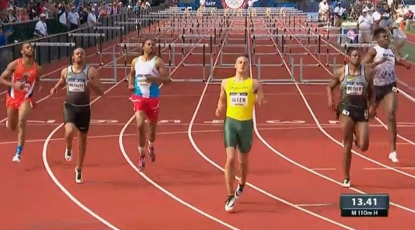 gabyandersengz's tweet photo. 3ª semifinal 110 m v. #Tracktown2016
Los favoritos a la final pero Merritt no parece en su mejor estado de forma. https://t.co/TbkRdNnNel
