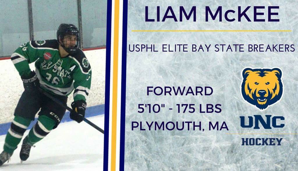 The coaching staff is very excited to announce the commitment of Liam McKee from the Bay State Breakers!