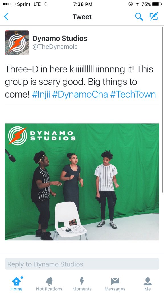 Kessler_Cuffman's tweet photo. A Saturday spent well! @TheDynamoIs @injii @gotechtown @cordellcarterii #DynamoCha #ChaMusic https://t.co/4gm9Em3D1r