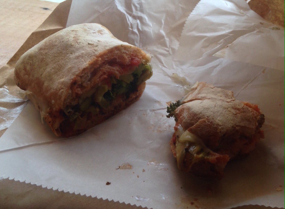 Local_Ex's tweet photo. Parm Sandwich @twinsunsdeli - on Himrod Street at Knickerbocker Ave - #BushwickBK - veggie delicious! https://t.co/uzj2vPoC4N