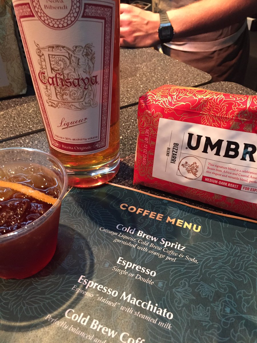 We're at <a href="/ProofWashington/">Proof Washington</a> serving this #coldbrewspritz made with @CalisayaLiqueur - stop by &amp; say hi!