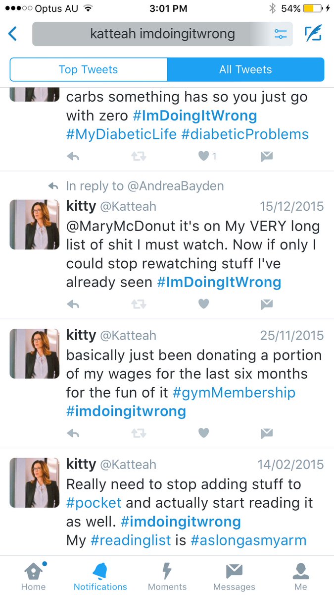 Katteah's tweet image. There's nothing like a good Ol' hashtag search to highlight your failures 😂
 #ImDoingItWrong