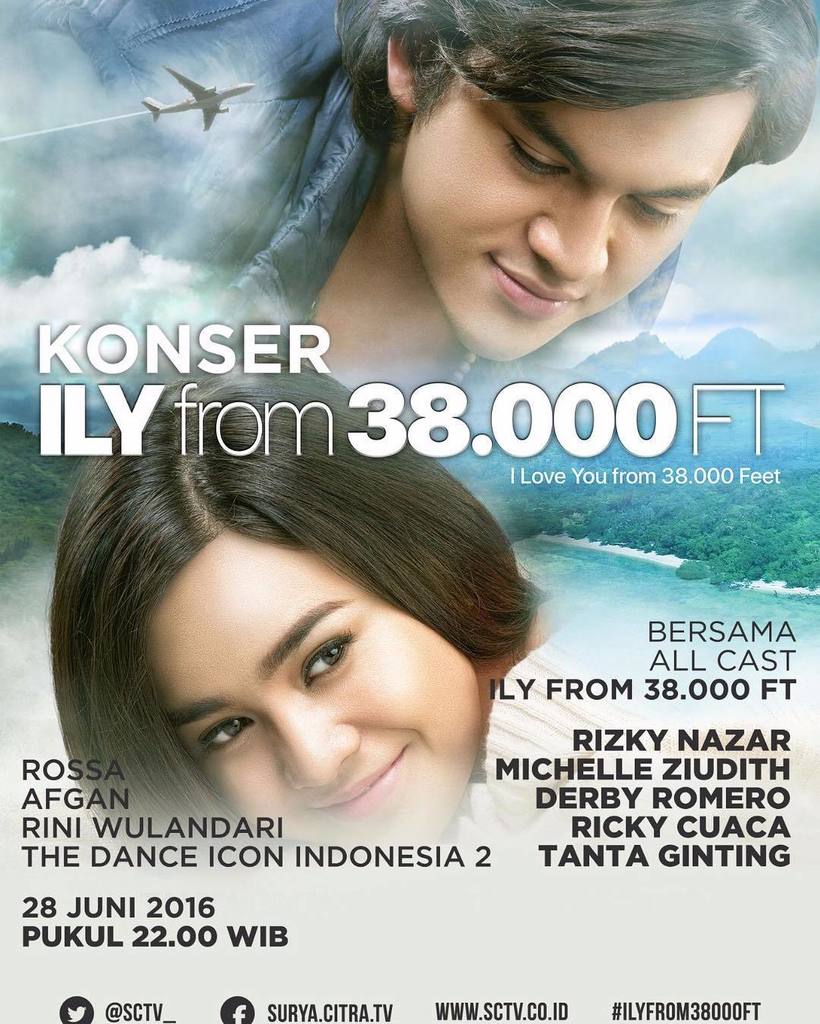 MichelleziuFan's tweet photo. Tonight! Jangan sampai ketinggalan bahkan nggak nonton ILYLovers!! KONSER #ILYFrom38000FT pkl. 22.00 WIB di @SCTV_ https://t.co/e5KZFVzhMT