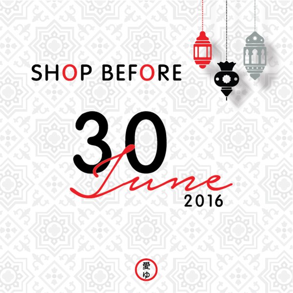 Belanja sebelum 30 Juni agar paketmu tiba di rumah tepat waktu untuk liburan Idul Fitri!