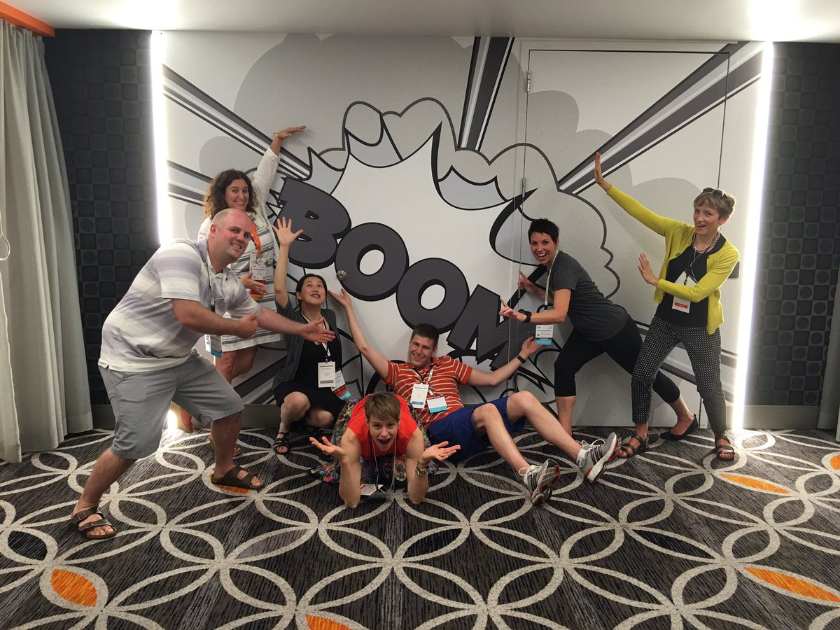 watnunu's tweet image. Love my Canadian #PLN group. @KLirenman #ISTE2016 #maplesyrupedu