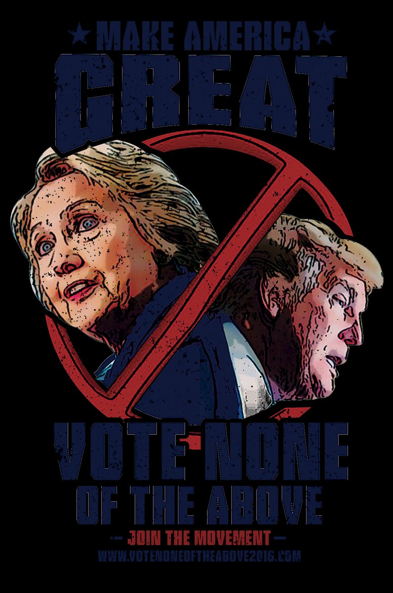 2016VoteNone's tweet image. Only 1 week till fireworks
and not just at your local park
VoteNoneOfTheAbove2016.com
opens 7/4
#StopTrump
#StopHillary