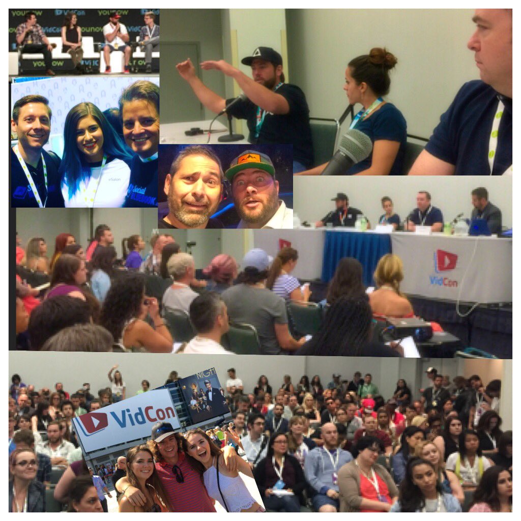 Chadisms's tweet photo. Thx @VidCon @laurachernikoff @hankgreen for letting @SocialBluebook educate the creators on their worth.#ForCreators https://t.co/llQXmbfQRt