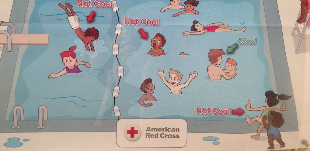 JCMigues's tweet photo. Bien la Cruz Roja reconociendo que los de color son de armar relajo. Lo raro es que naden, no les gusta el agua https://t.co/ySQGc313Vo