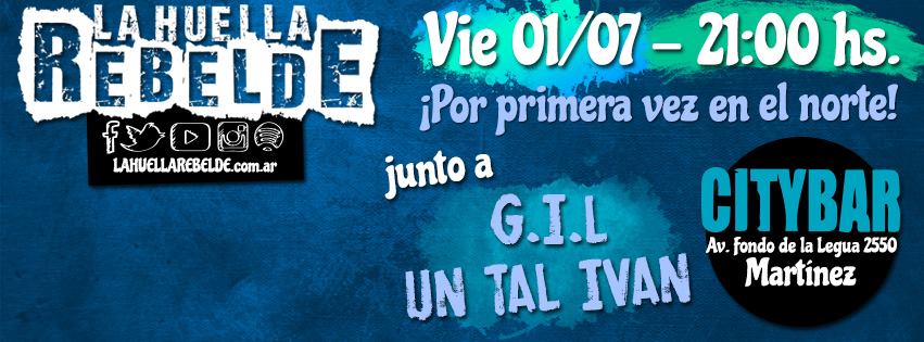 Atención Zona Norte!! La Huella pisa por primera vez #Martínez!! Nos vemos el viernes?