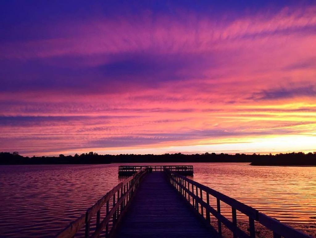OakGov's tweet photo. The #sunset in #OaklandCounty was stunning yesterday! Thanks for capturing it @Sean_Charette! https://t.co/ITogAHW8Md