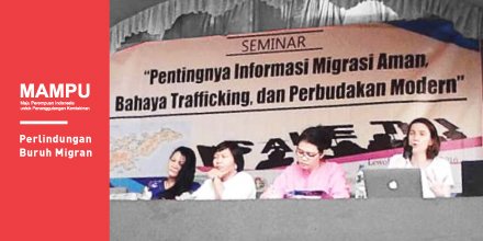 ProgramMAMPU's tweet photo. .@migrantcare melihat banyak sekali buruh migran yang pergi ke luar negeri tanpa tahu informasi bekerja yang lengkap https://t.co/UBDxKulpzh
